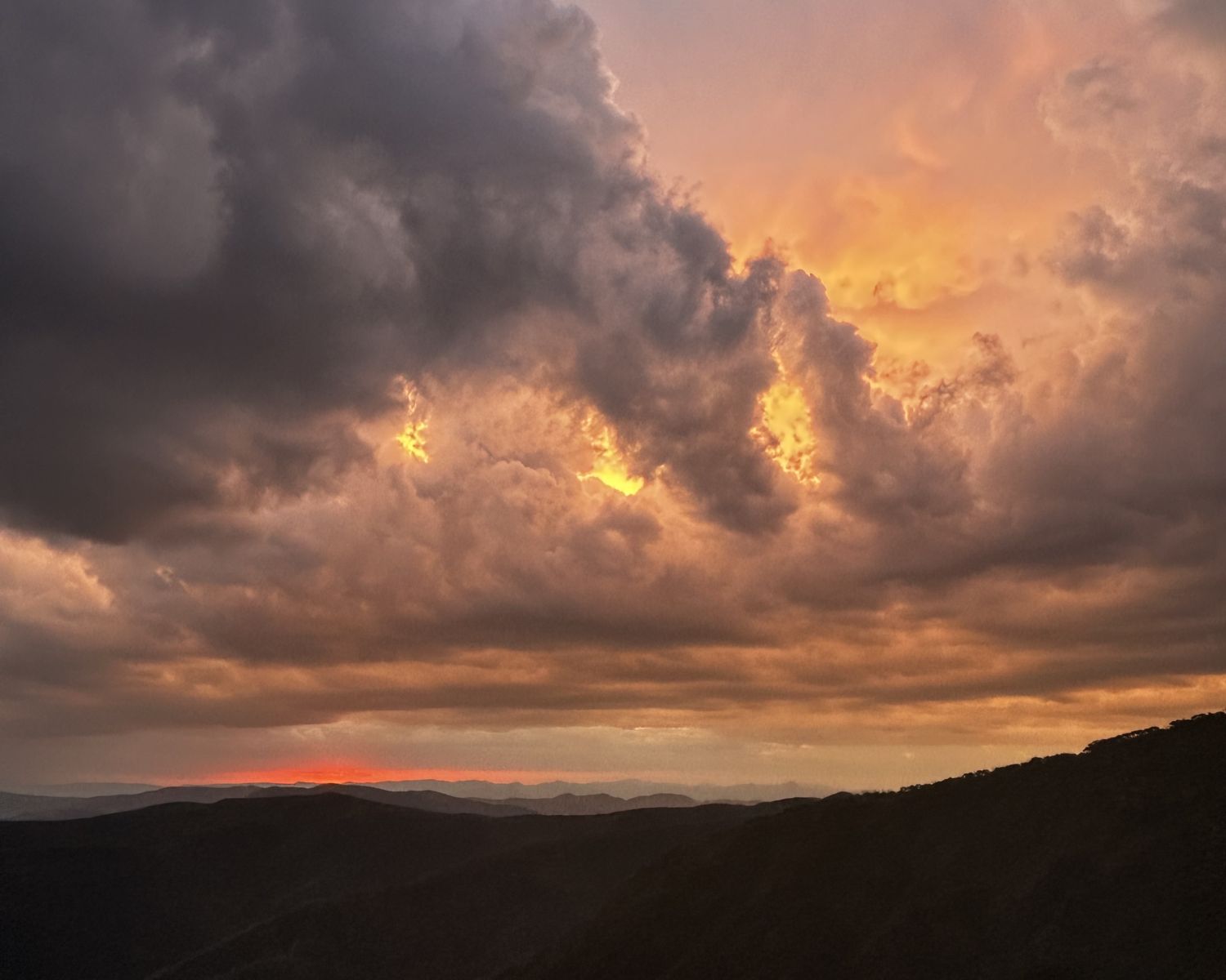 Hotham summer clouds