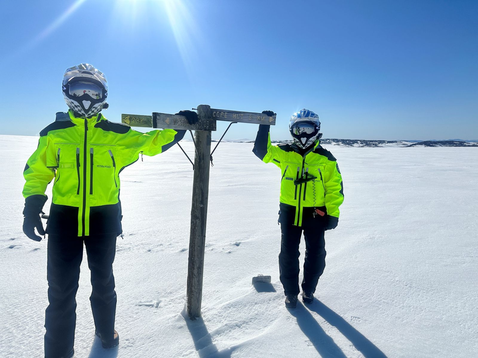 Victorian Police alpine training