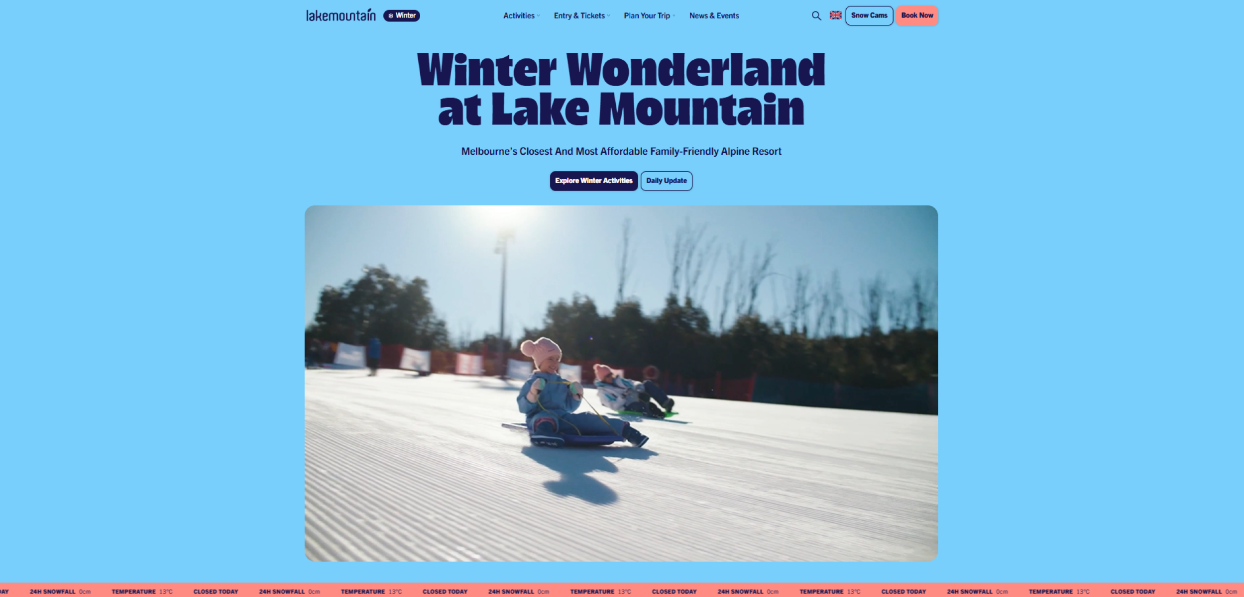 Lake Mountain website revitalise