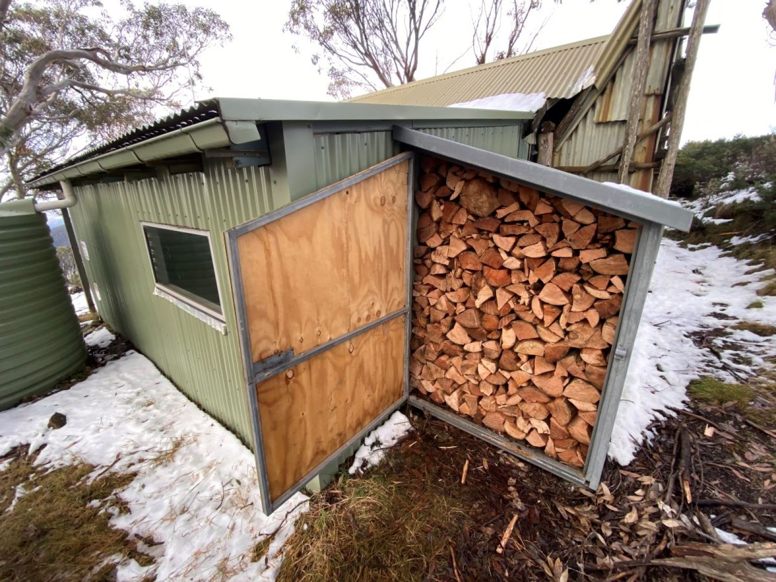 Mt Stirling firewood prep