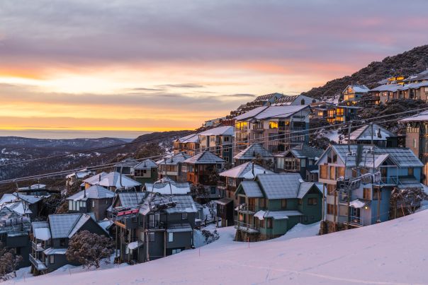 Mt Hotham Village Sunrise