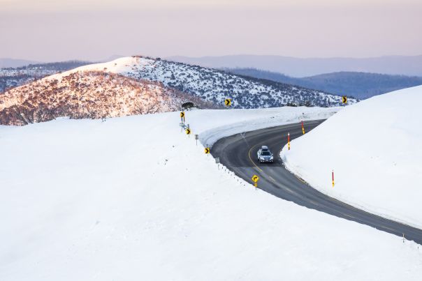 Hotham scenic snow drive