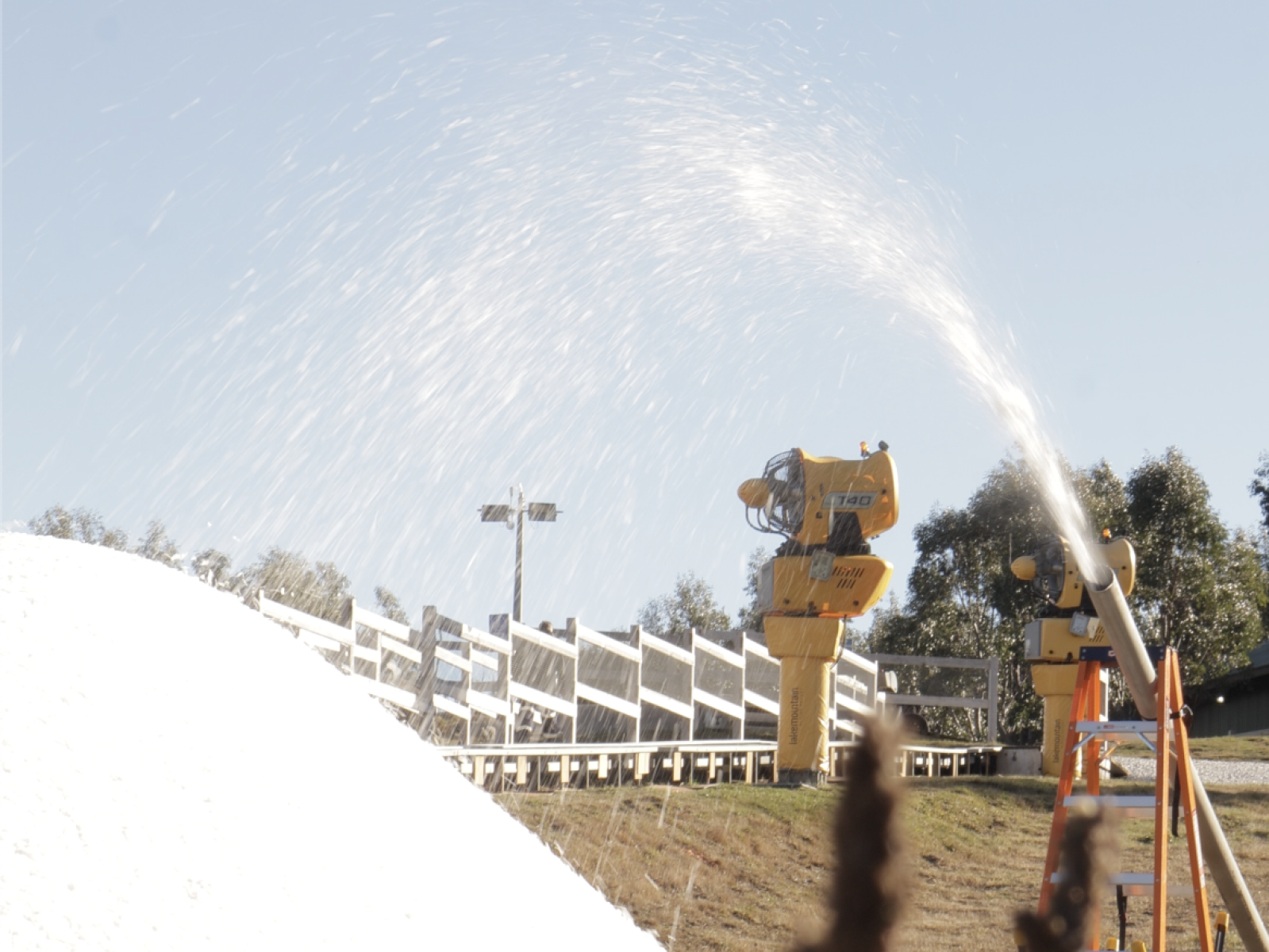 Lake Mtn snow making